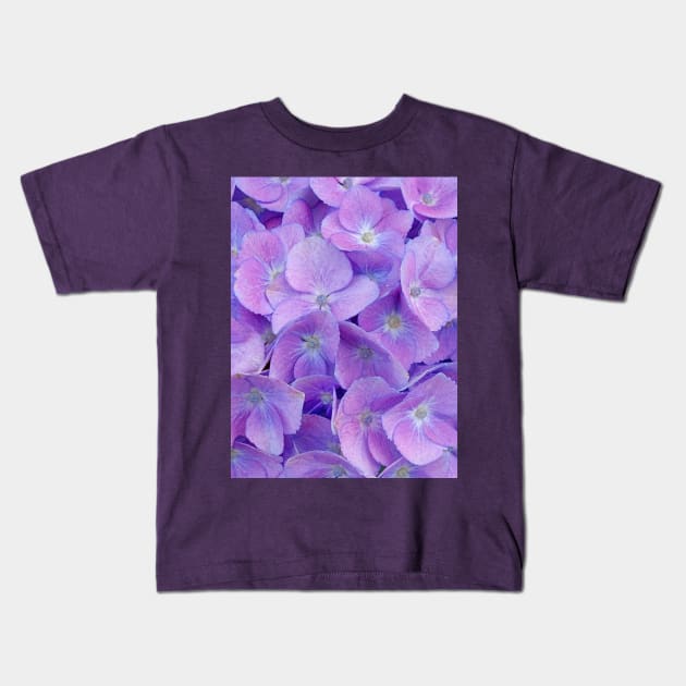 Hydrangea lilac Kids T-Shirt by CatyArte